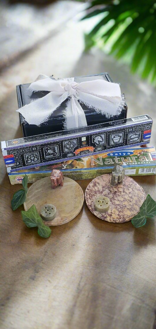 Incense holder with elephant